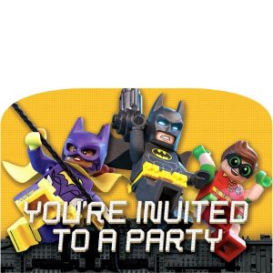 Lego Batman Movie Invitations 8ct