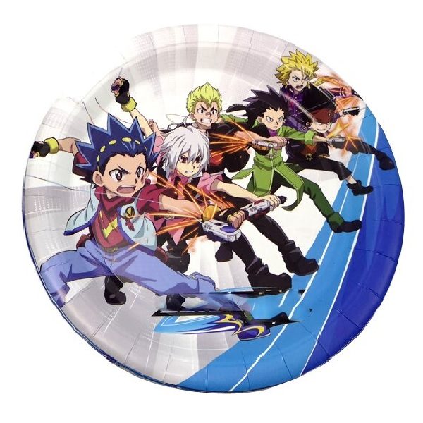 Beyblade Party Plate