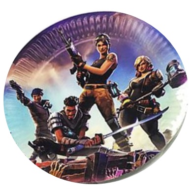 Fortnite Paper Plate