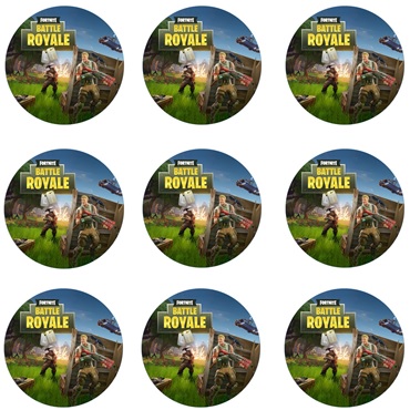 Fortnite Battle Royale Cupcake Icing Image