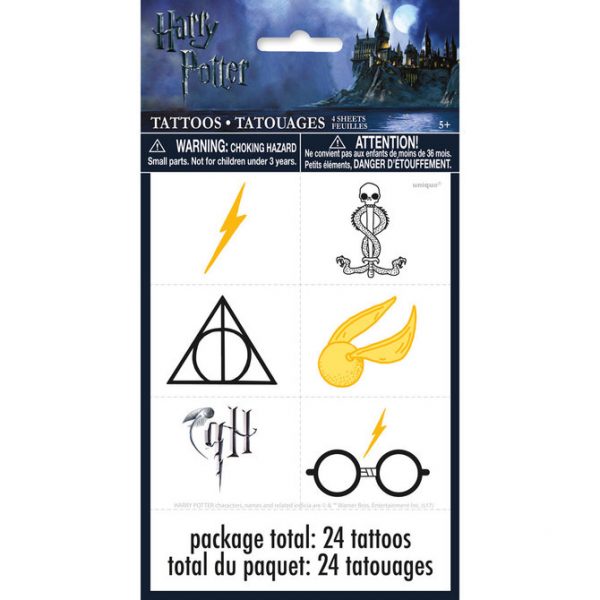 Harry Potter Favor Tattoo (4 Sheets)