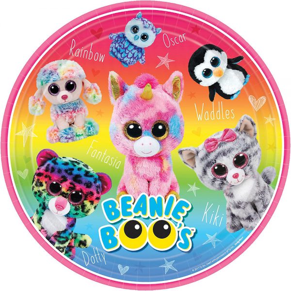 Beanie Boo's Paper Plates