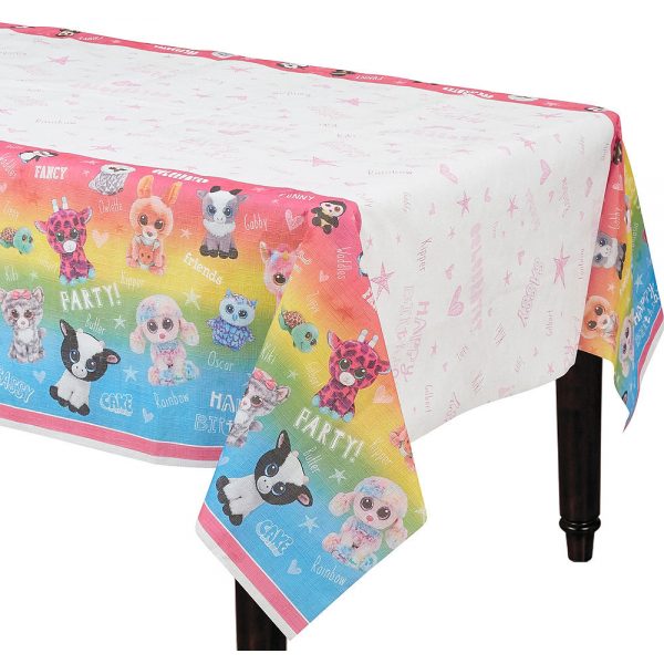 Beanie Boo's Plastic Table Cover