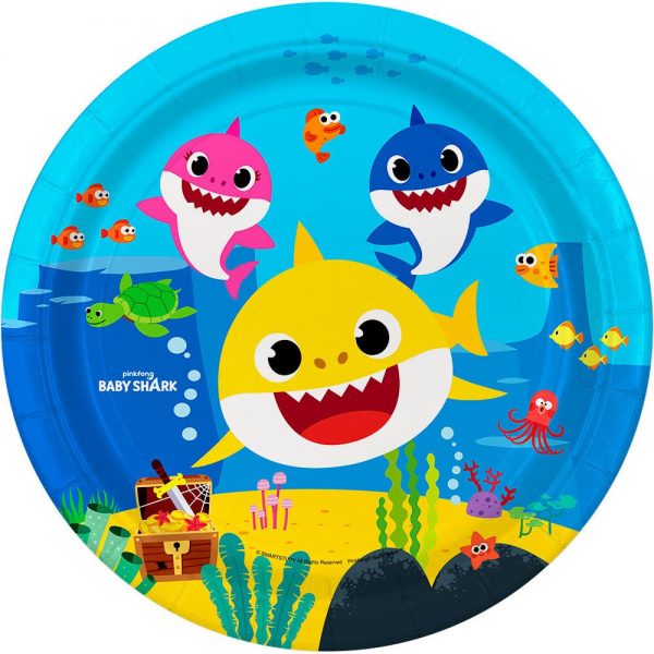 Baby Shark Lunch Plates