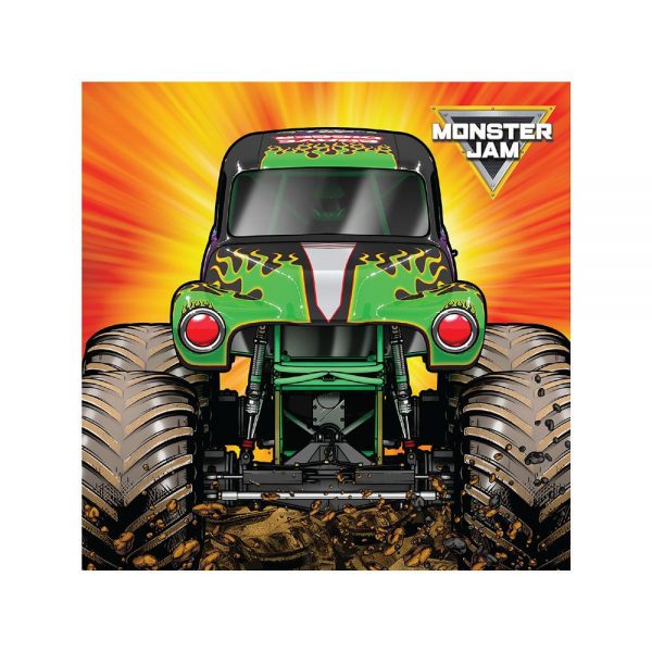 Monster Jam Grave Digger Beverage Napkins