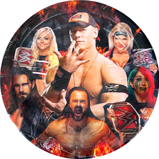 WWE Dessert Plates