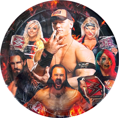 WWE Dessert Plates