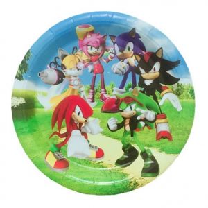 Sonic Cake Plates
