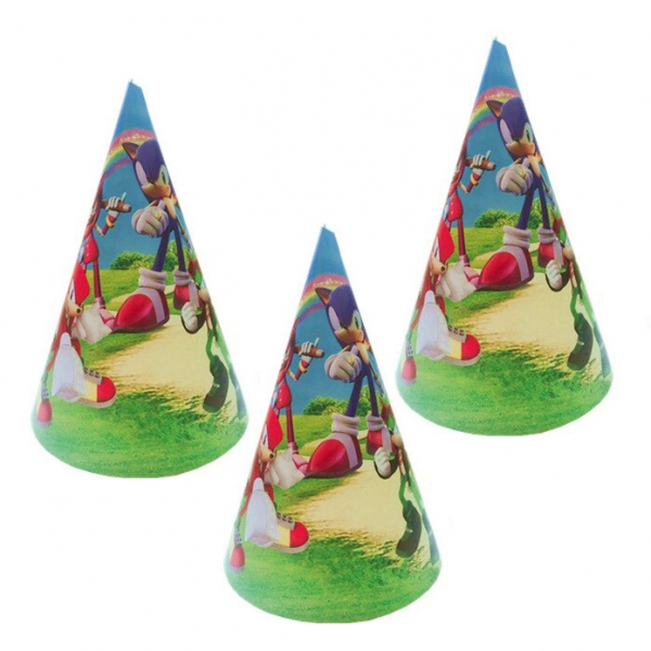 Sonic the Hedgehog Party Hats
