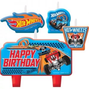 Hot Wheels Wild Racer Birthday Candle Set