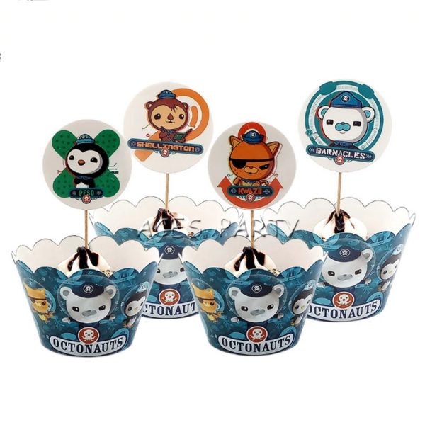 Octonauts Cupcake Wrappers & Toppers