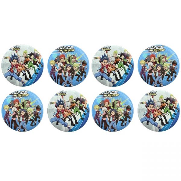 Beyblade Party Badges