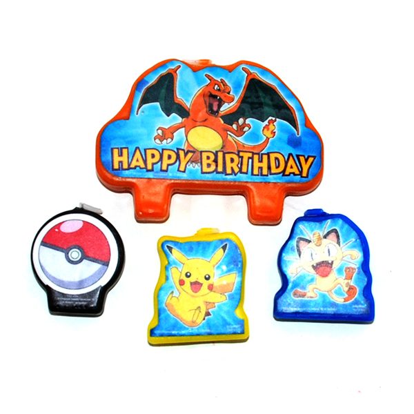 Pokemon Birthday Candles