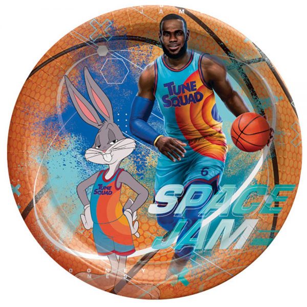 Space Jam 7in Round Plates