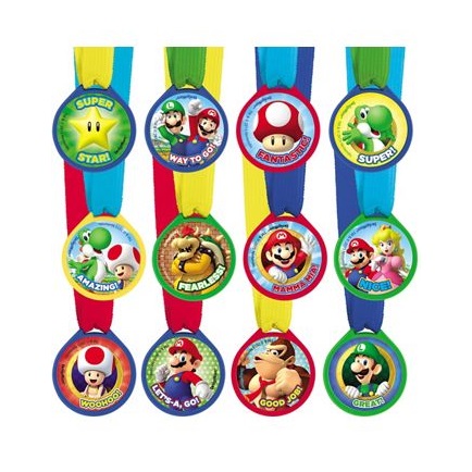 Super Mario Award Medals