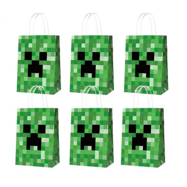 Minecraft Favor Bags