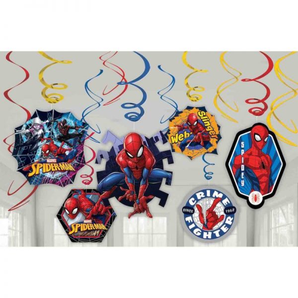 SpiderMan Hanging Swirl Decoration