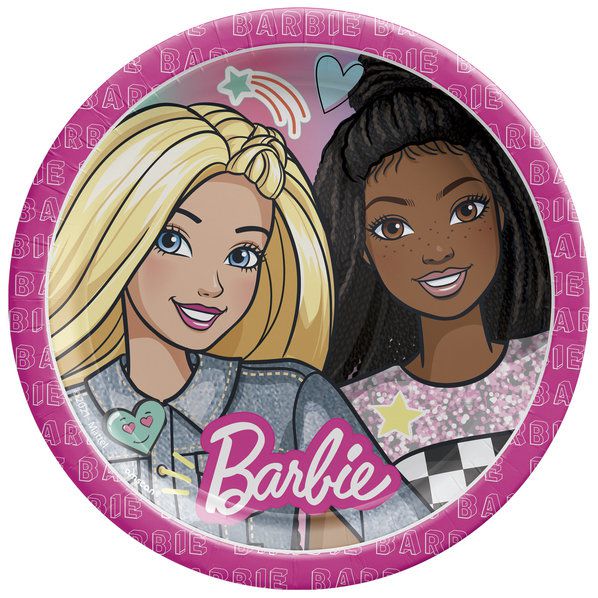 Barbie Dream Lunch Plates