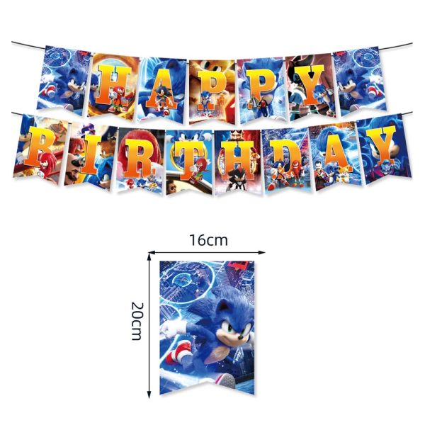 Sonic Birthday Letter Banner