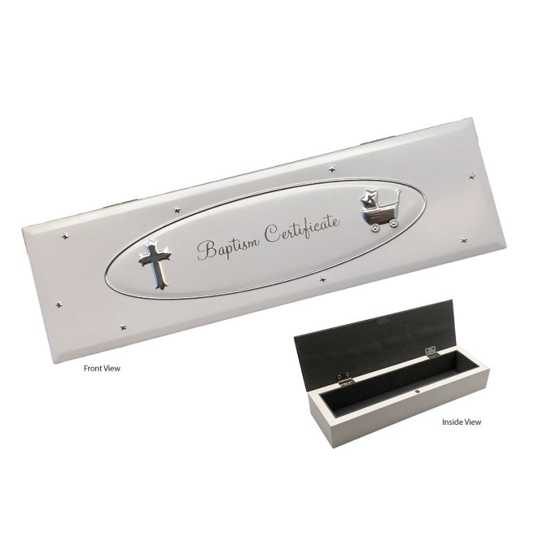 Baptism certificate box my party box baptism giftware religious gift