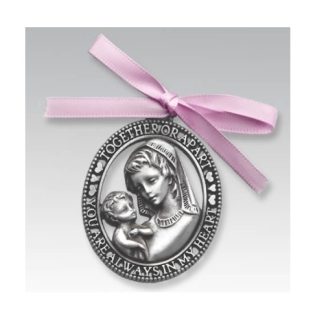 Crib Medal - Mother & Child Girl