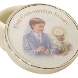 First Holy Communion Rosary Box Boy