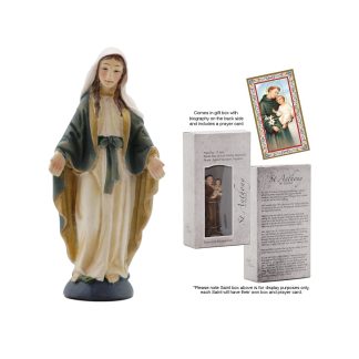 Our Lady of Grace Statue With Prayer Card