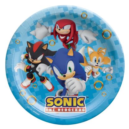 Sonic the Hedgehog Paper Lunch Plates