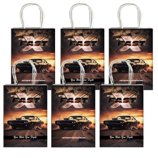 Fast and Furious Paper Favor Bags
