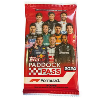 2024 Topps Paddock Pass Formula One (F1) Racing Trading Cards Pack