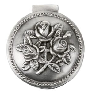 Antique Floral Round Shape Jewellery Box