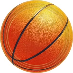 Basketball Cake Plates