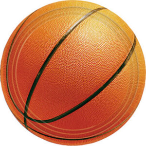 Basketball Paper Plates
