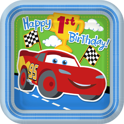 CARS 1st BIRTHDAY CHAMP