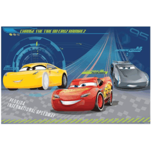 Cars 3 A4 Cake Image