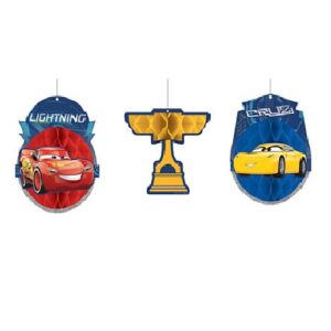 Cars 3 Honeycomb Balls 3ct