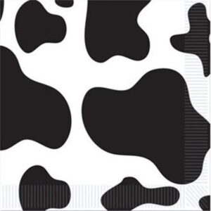 Cow Print Beverage Napkins