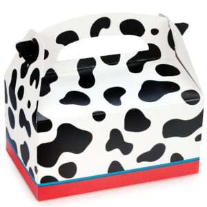 Cow Print Empty Favor Boxes
