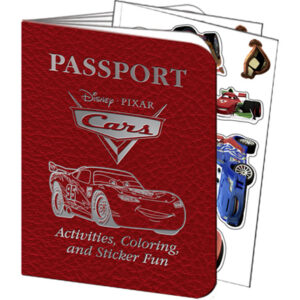 CARS 2 PASSPORT STICKER BOOK