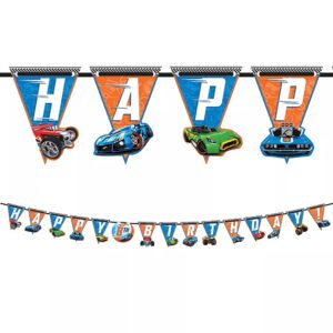 Hot Wheels Wild Racer Jumbo Add-An-Age Letter Banner