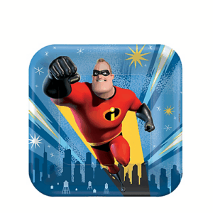 The Incredibles 2 Cake Plates