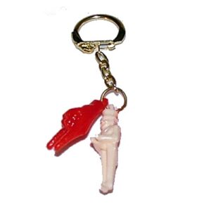 Italian Corni Hand with Gobbo (Man) Keyring Charm