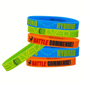 Jurassic World Rubber Wristbands