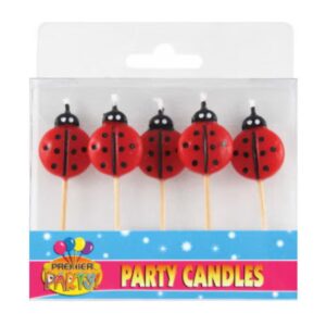 Ladybug Birthday Candle Set