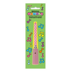 Musical Candles - Pink