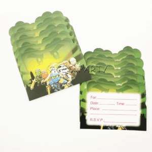 Ninjago Party Invitations