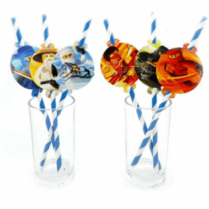 Ninjago Party Straws