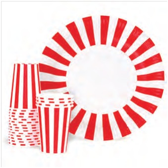 PAPER ESKIMO CANDY CANE