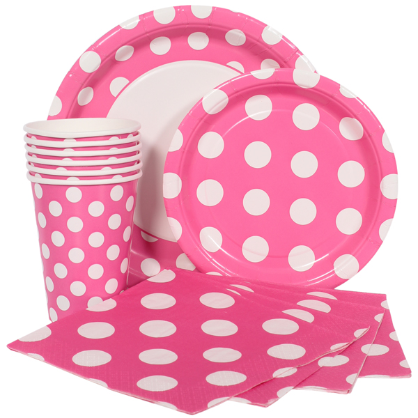 Pink Polka Dot Party Supplies