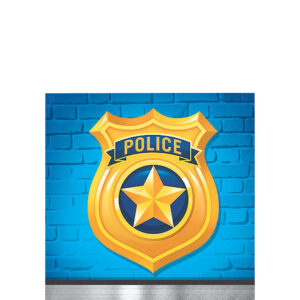 Police Beverage Napkins 16ct